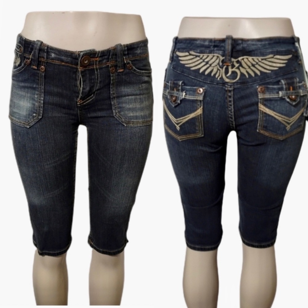 4/$20 • GOOD TIME • Skinny Cropped Capri Jeans